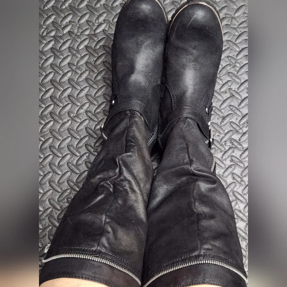 Women's SO Stonecrop black tall boots size 9.5 - Picture 5 of 8